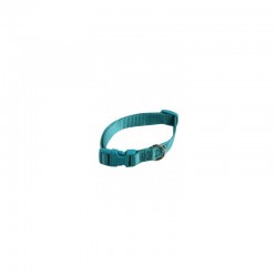 Collar ajustable nylon 15mmx33-40cm, turquesa