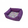 SIESTA CAMA MORADO HEXAGONOS 55cm