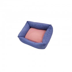 Siesta Cama Azul Royal Rosa Palo 55cm