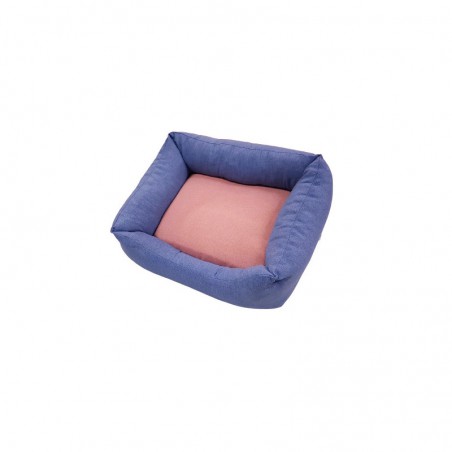 Siesta Cama Azul Royal Rosa Palo 55cm