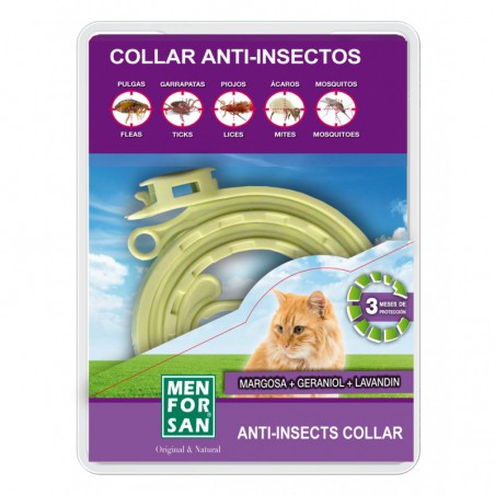 Menforsan Collar Antiinsecto Margosa Gato