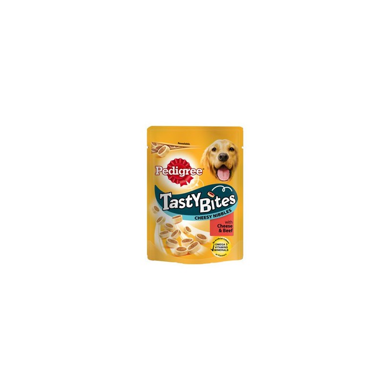 Pedigree Tasty Cheesy Bites 140g (x6)