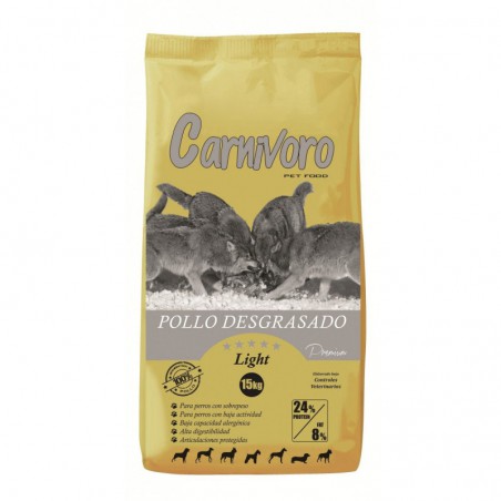 Carnivoro Light Pollo Desgrasado 15kg