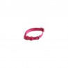 Collar ajustable nylon 15mmx33-40cm, rosa