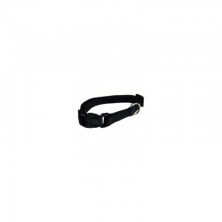 Collar ajustable nylon 10mmx20-30cm, negro