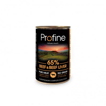 Profine lata Buey y Hígado de Buey 6x400gr