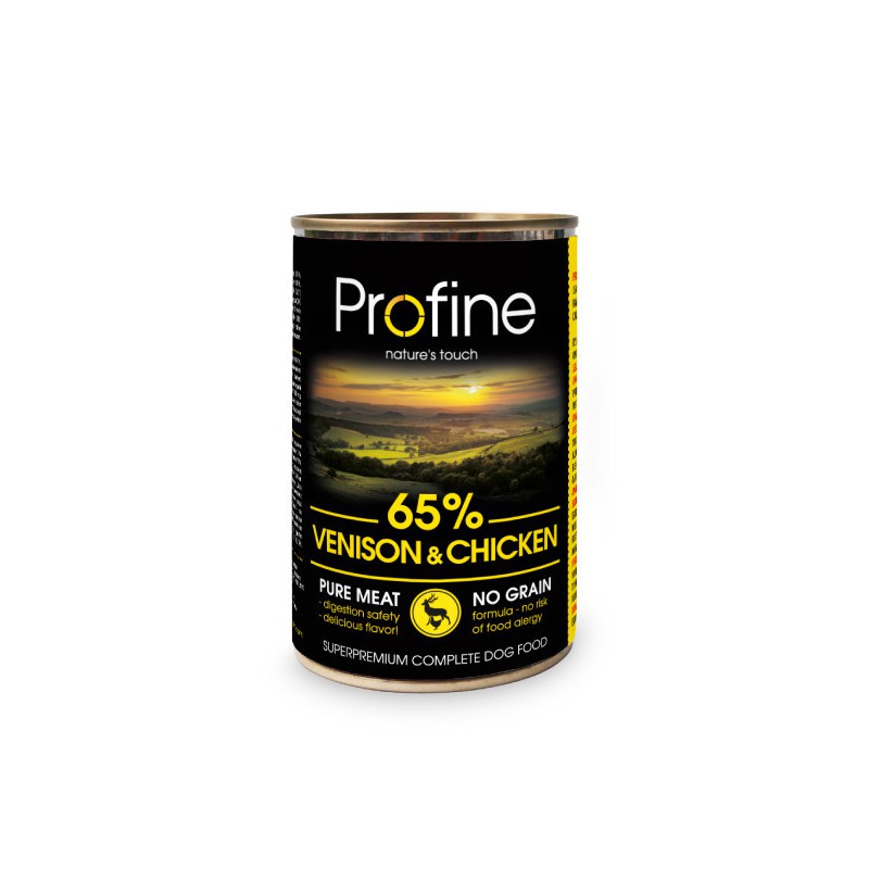 Profine lata Venado y Pollo 6x400gr