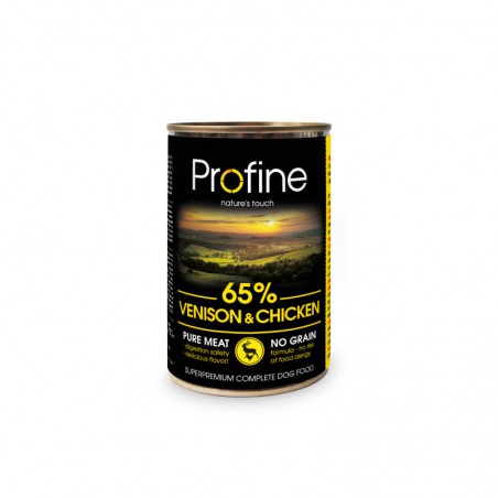 Profine lata Venado y Pollo 6x400gr