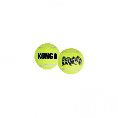 Kong squeaker tennis ball large pack 2un