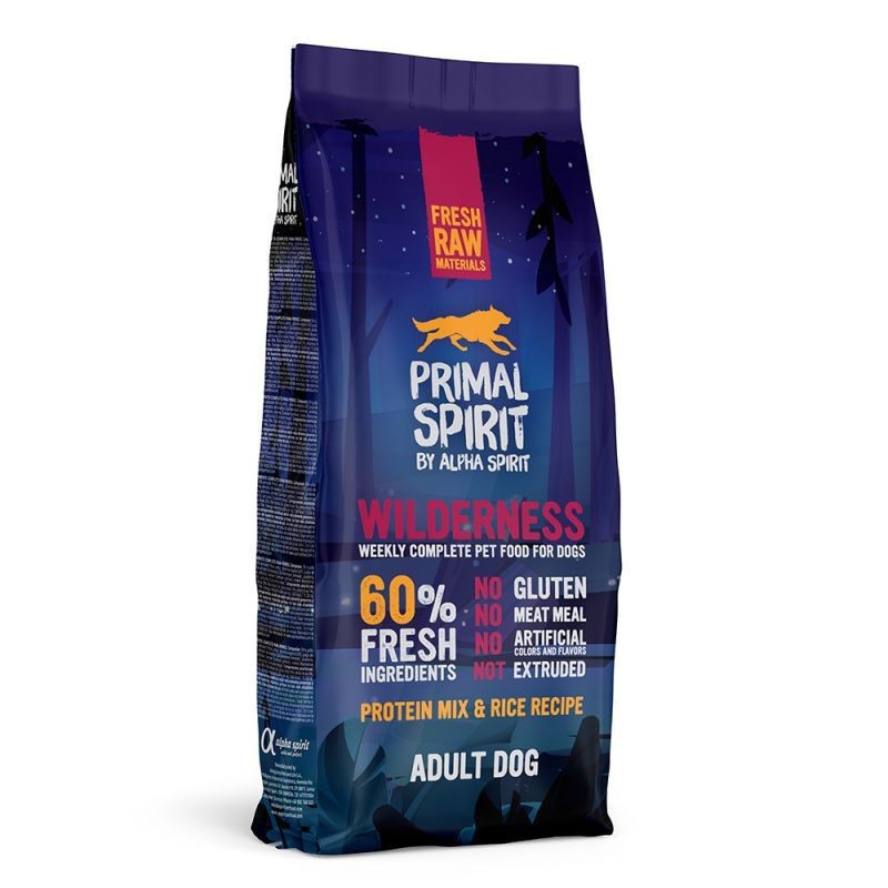 Primal Spirit 60% Wilderness  Dog 12 kg