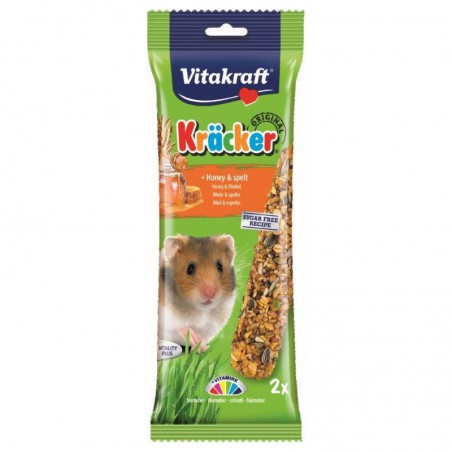 Vitakraft Barritas Hamsters Miel 2 unidades