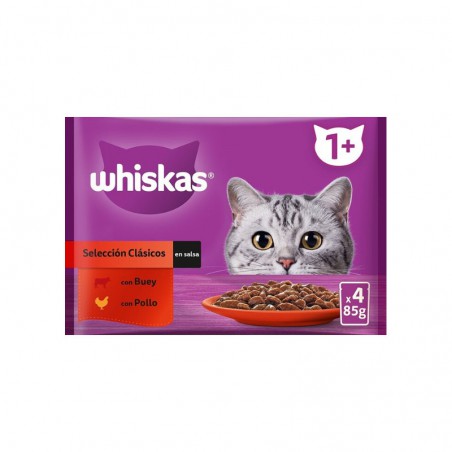 Whiskas 4 Core Selección Carne 4x85gr (13und)