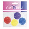 Cat Ball Soft Plastic Pack 4und (4cm)